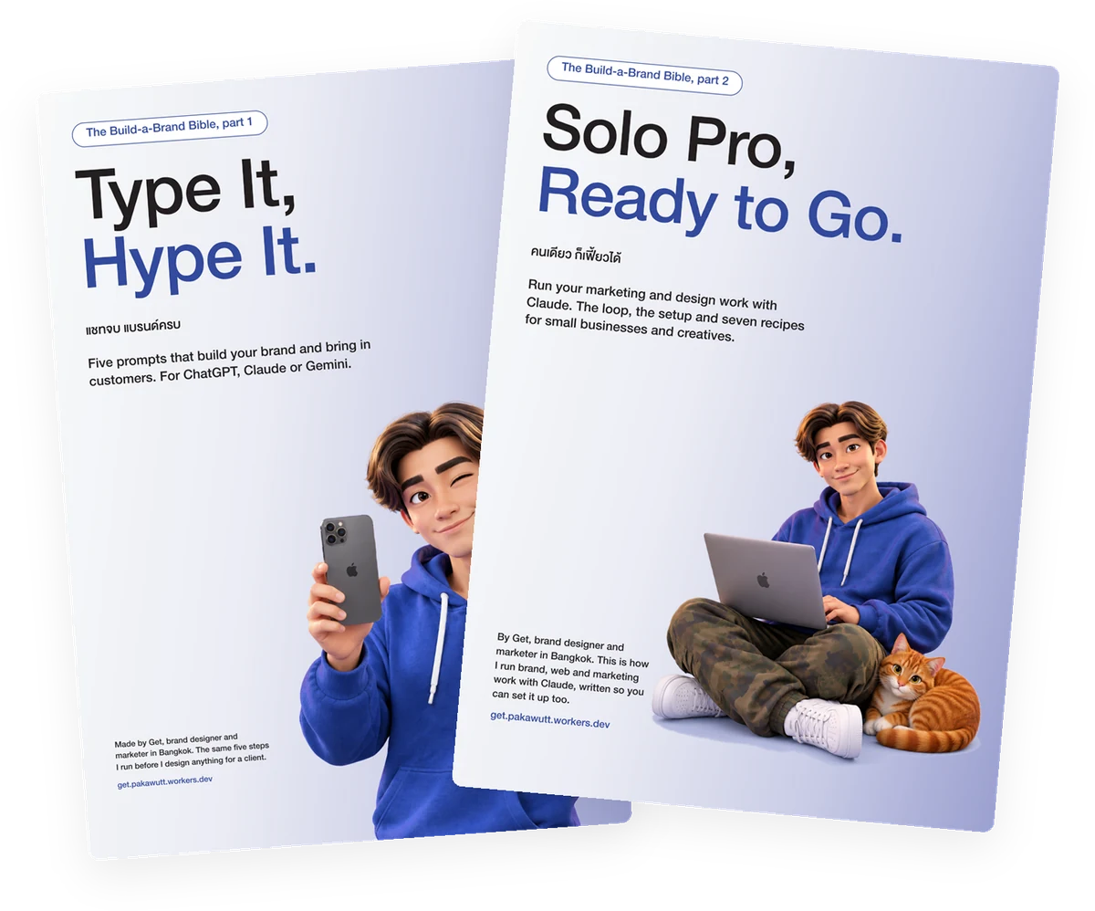 The two parts of the Build-a-Brand Bible