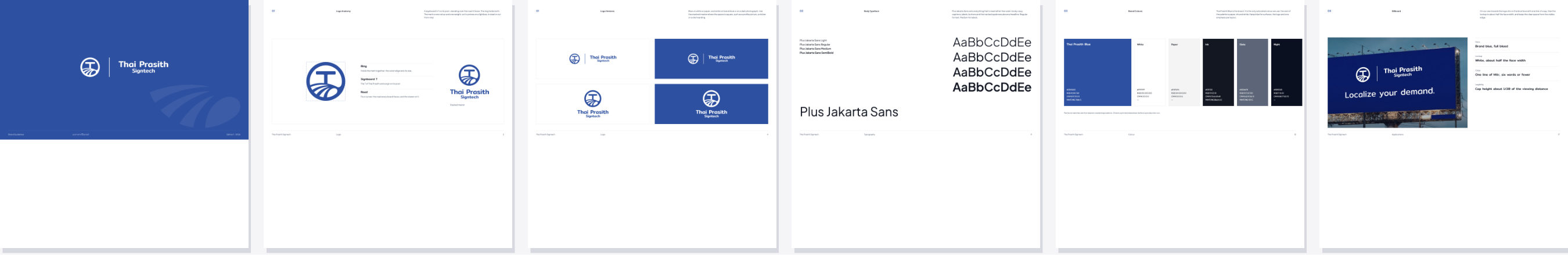 Thai Prasith Signtech brand book