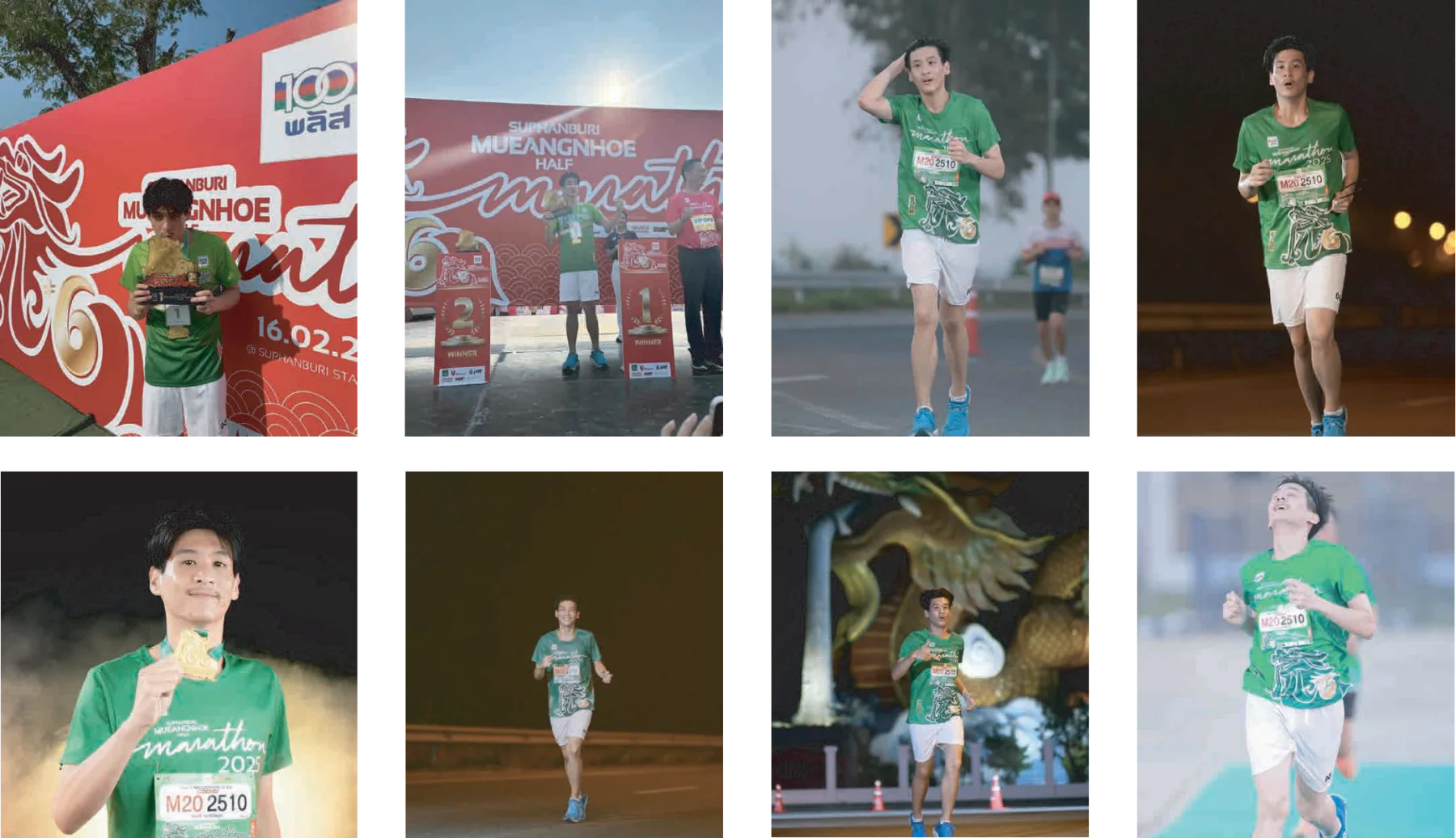 Pakawutt racing and on the podium at Suphanburi Mueanghoe